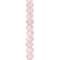 12 Pack: Pink Faceted Large Hole Glass Rondelle Beads by Bead Landing™